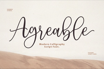 Agreable Modern Script