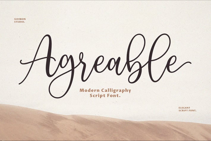 Agreable Modern Script
