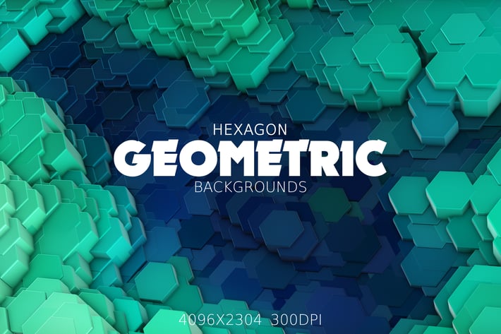 Hexagon Geometric Backgrounds