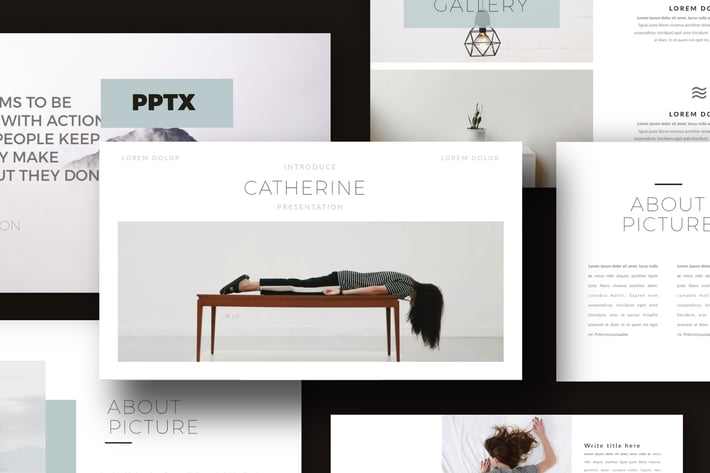 Catherine - Powerpoint Template Business Company
