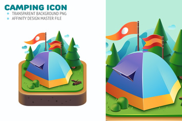 Camping Cute Graphic