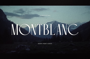 Montblanc - Display Serif Font