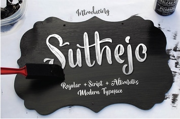 Suthejo - Modern Typeface