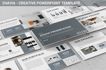 Zhavia - Creative Powerpoint Template