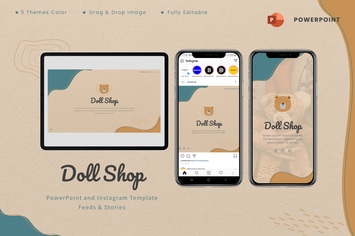 Doll Shop - Powerpoint & Instagram Template