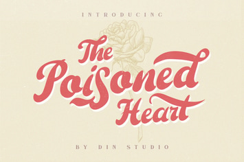 The Poisoned Heart - Retro Vintage Font
