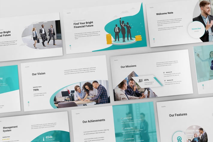 SmartFin Financial Powerpoint Template