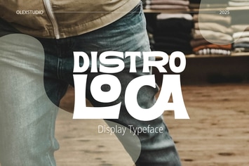 DISTROLOCA - Display Typeface