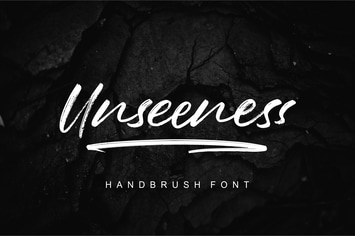 Unseeness - Versatile Brush Textured Font
