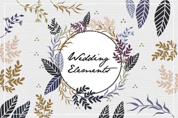 Wedding Elements Vector