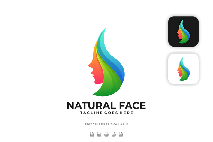 Face Colorful Logo