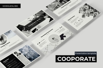 Cooperate Grey - Powerpoint Template