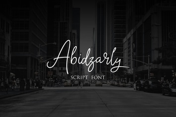 Abidzarly Script Font