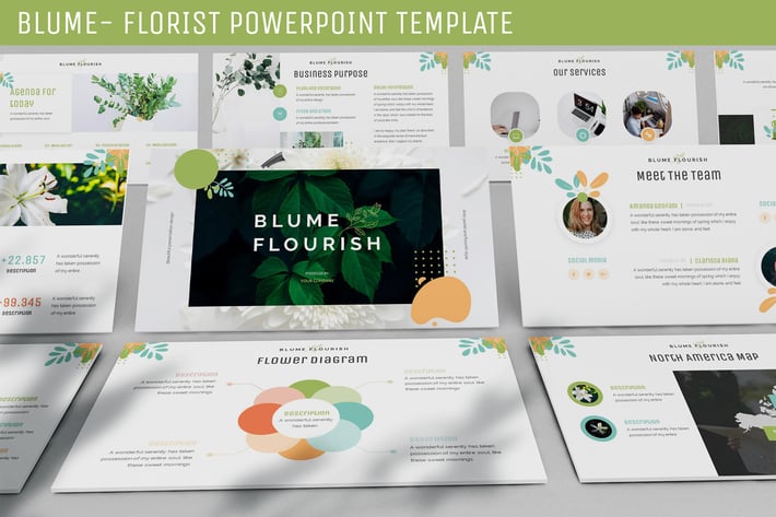 Blume - Florist Powerpoint Template