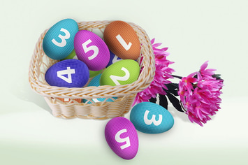 Easter Eggs Basket V.1