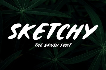 Sketchy - The Brush Font
