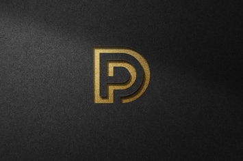 Embossed Bold Logo Mockup