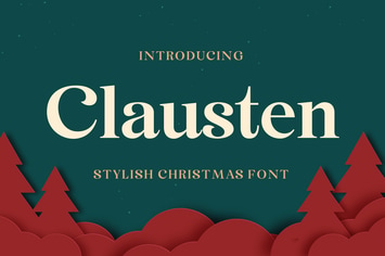 Clausten - Stylish Christmas Font