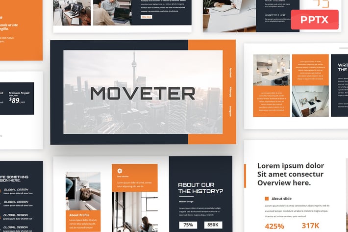 Moveter - Powerpoint Presentation Templates