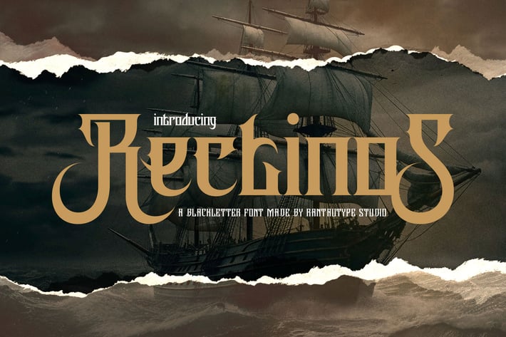 Rectinos A Blackletter Font