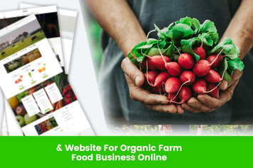 Website For Organic Farm & Food Business Online 