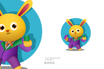 Bunny Cartoon Illustration
