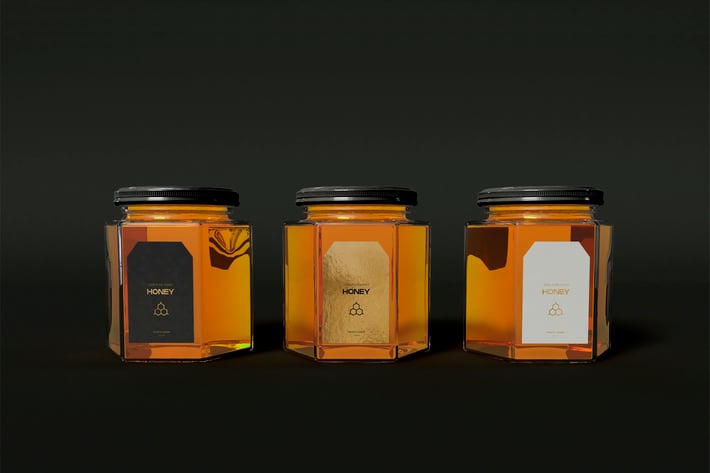 Honey Jar Mockup