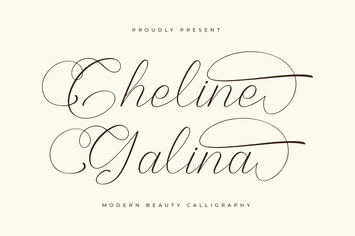 Cheline Galina Modern Calligraphy