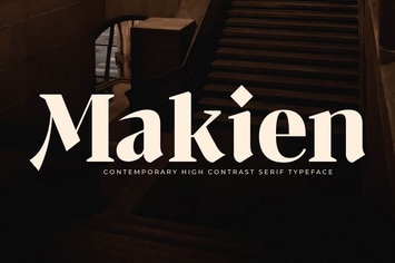 Makien Contemporary High Contrast Serif