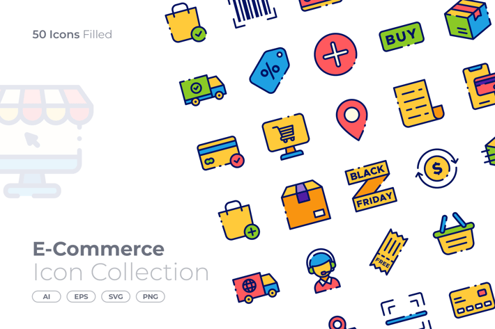 E-Commerce Filled Icon
