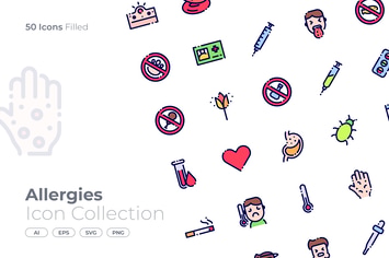 Allergies Filled Icon
