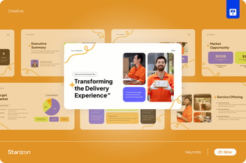 Yellow Modern Business Plan Keynote • 002