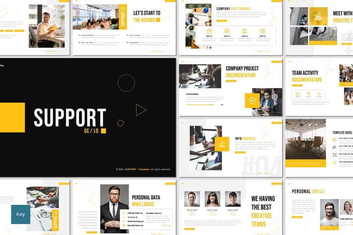 Support - Keynote Template