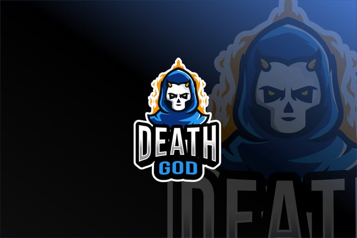 Death God Esport Logo Template