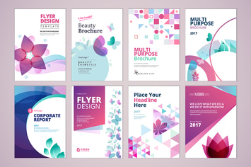 Beauty and wellness brochure collection