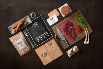 Restaurant Menu Mockup Scenes
