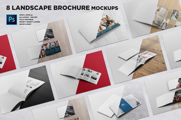 Landscape Brochure Mockups