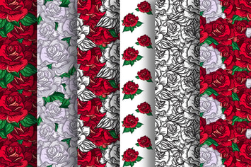 Romantic Roses Patterns