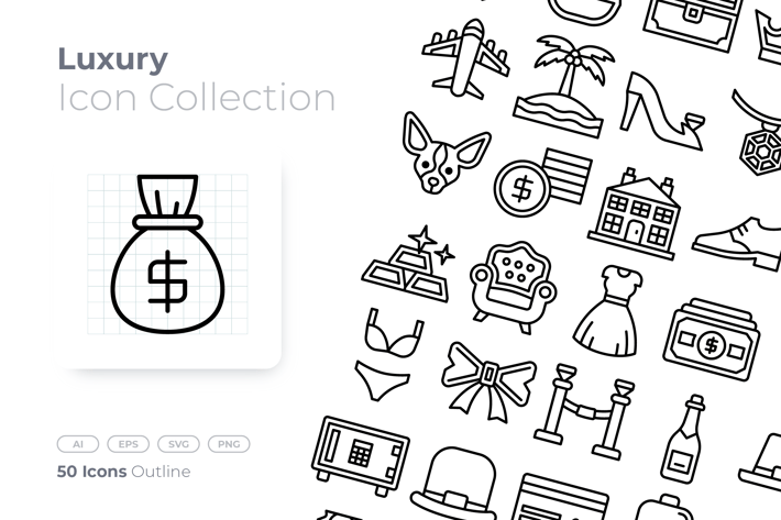 Luxury Outline Icon