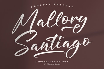 Mallory Santiago Script Font