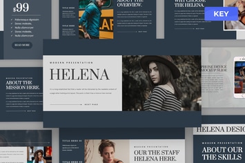 Helena - Fashion Keynote Presentation Template