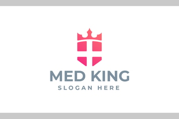 Med King - Health and Medical Logo