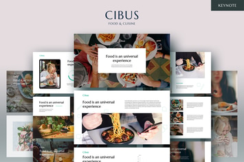 CIBUS - Culinary Theme Keynote Template