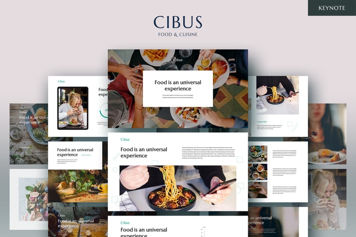CIBUS - Culinary Theme Keynote Template