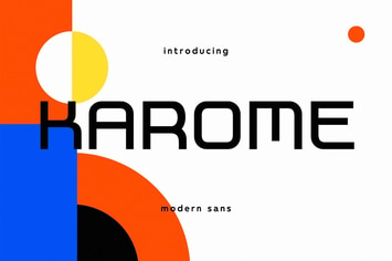 Karome-Modern Condensed Sans