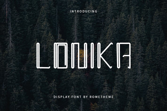 Lonika - Display Font