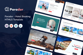 Parador – Hotel Booking HTML5 Template