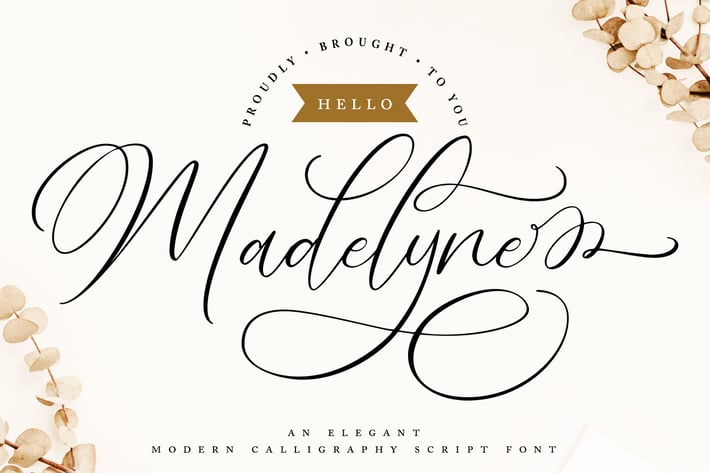 Hello Madelyne – Elegant Script Font