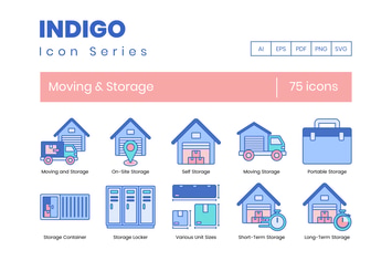 75 Moving & Storage Icons