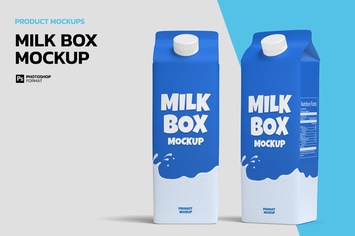 Milk Box - Mockup